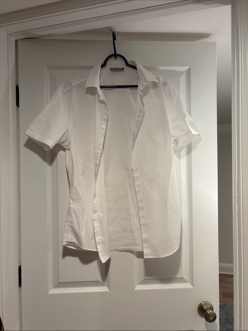 ASOS Men's White Short-Sleeve Button-Down Shirt